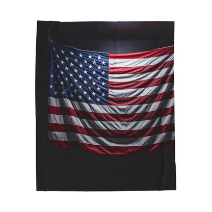 Freedom Velveteen Plush Blanket