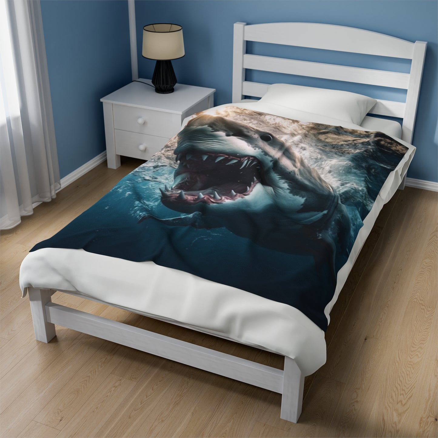 Shark Velveteen Plush Blanket