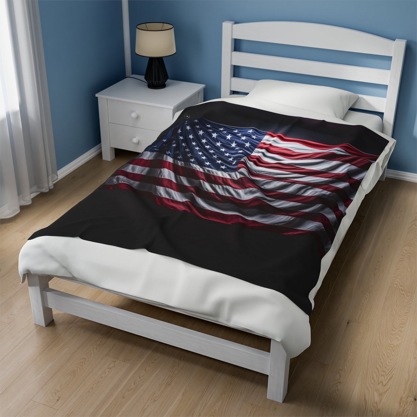 Freedom Velveteen Plush Blanket