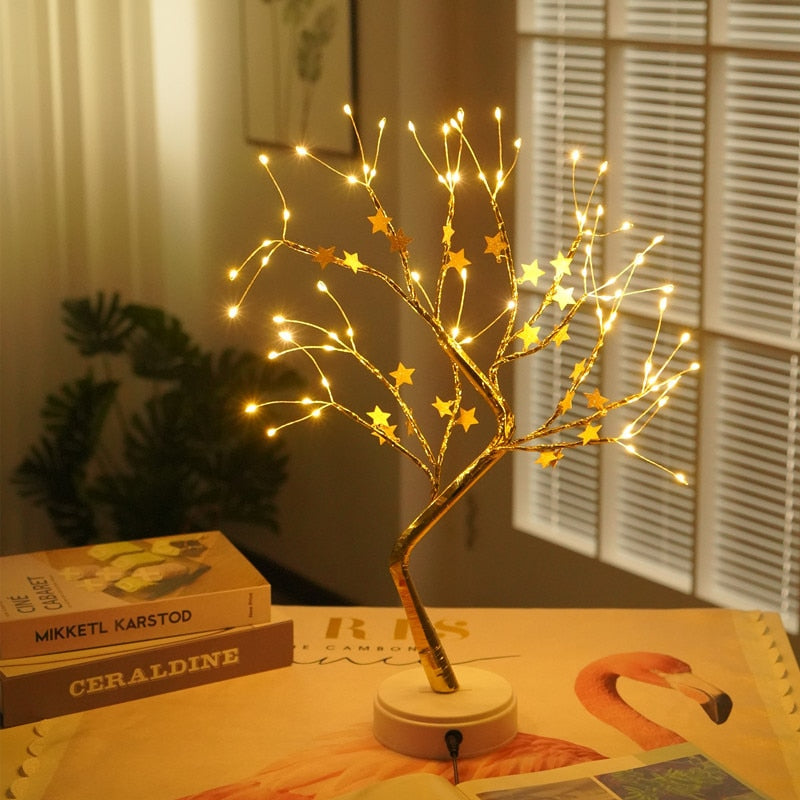 Tree Night Light Touch Lamp